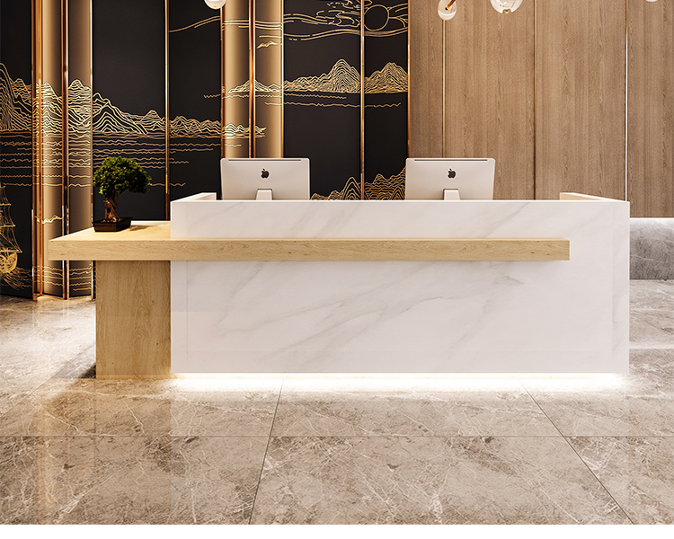 Company reception desk
