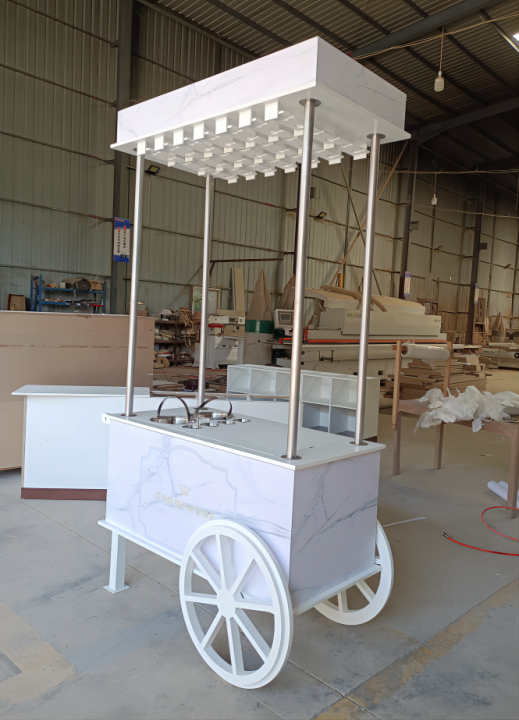 Wedding Party Decoration Detachable Mobile Champagne Cart