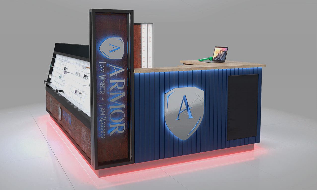 Modern design Sunglasses Kiosk