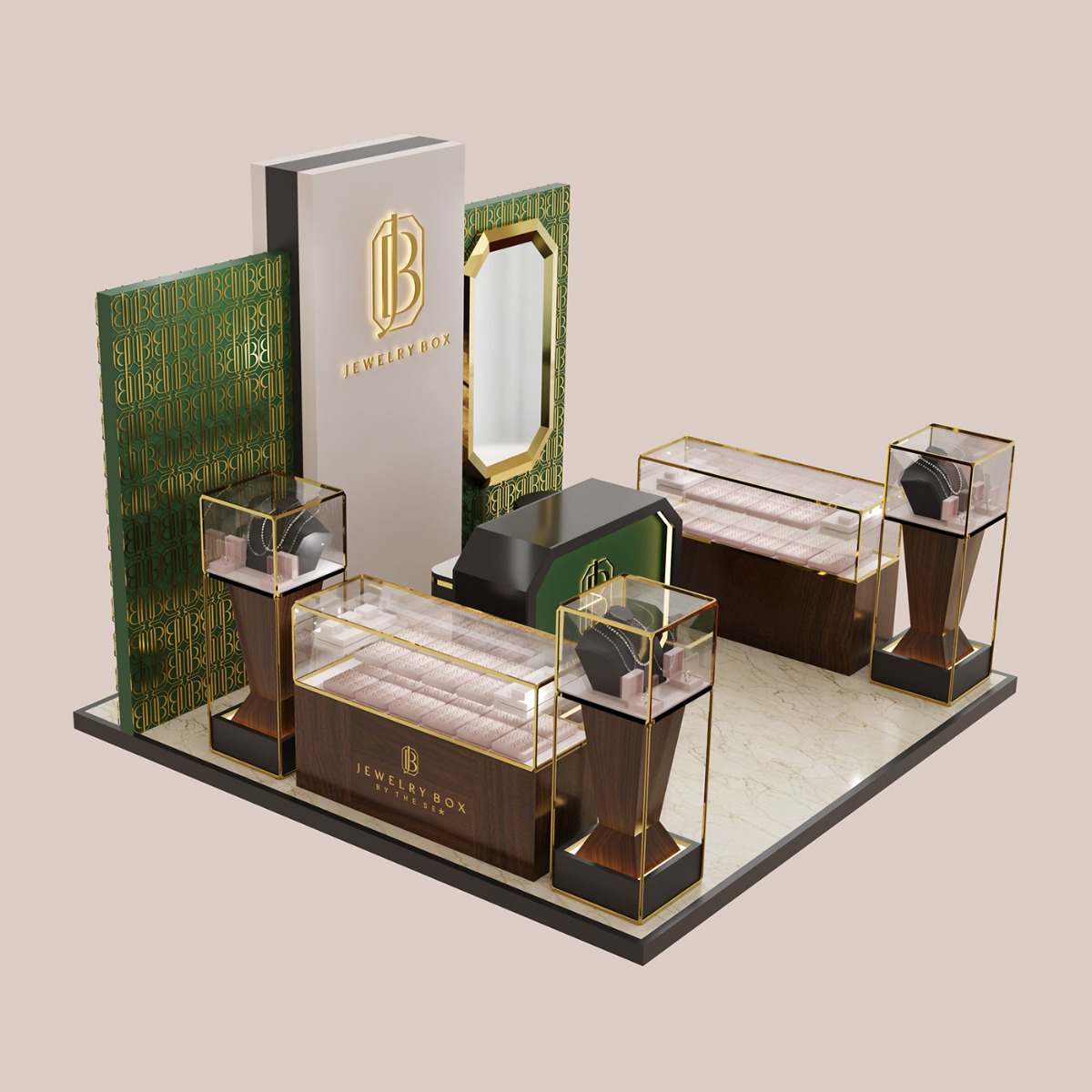 Mall Jewelry Kiosk