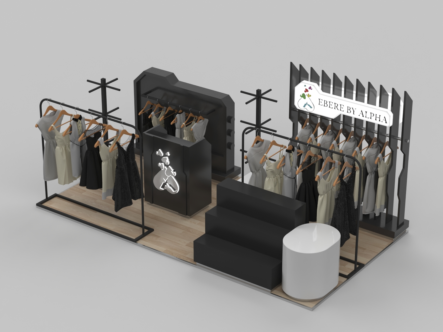Mall Apparel Kiosk