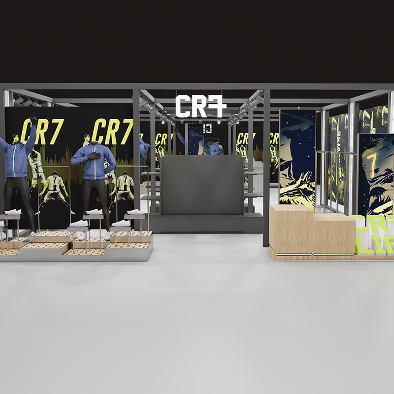 Sporting Goods Display Rack Store Display Equipment