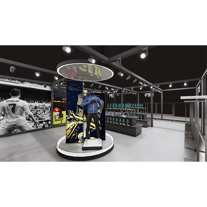 Sporting Goods Display Rack Store Display Equipment