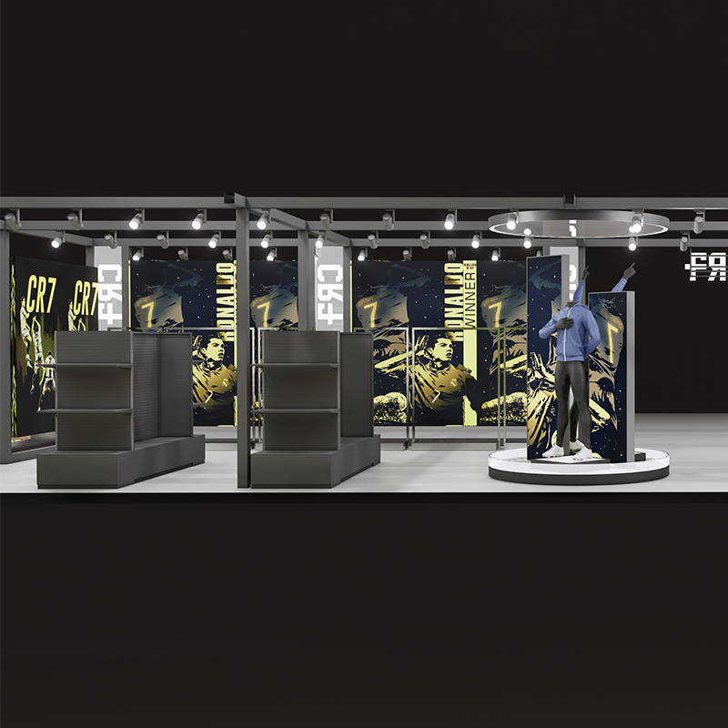 Sporting Goods Display Rack Store Display Equipment