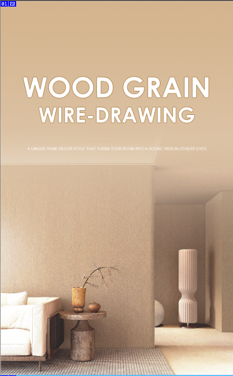 Baguhin ang Iyong Space gamit ang WOOD GRAIN WIRE-DRAWING PVC Decorative Film: Simple Ngunit Sopistikado