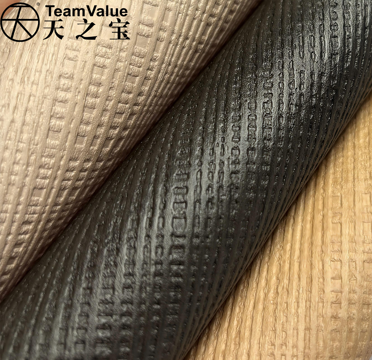 3D Emboss Fabric PVC Film