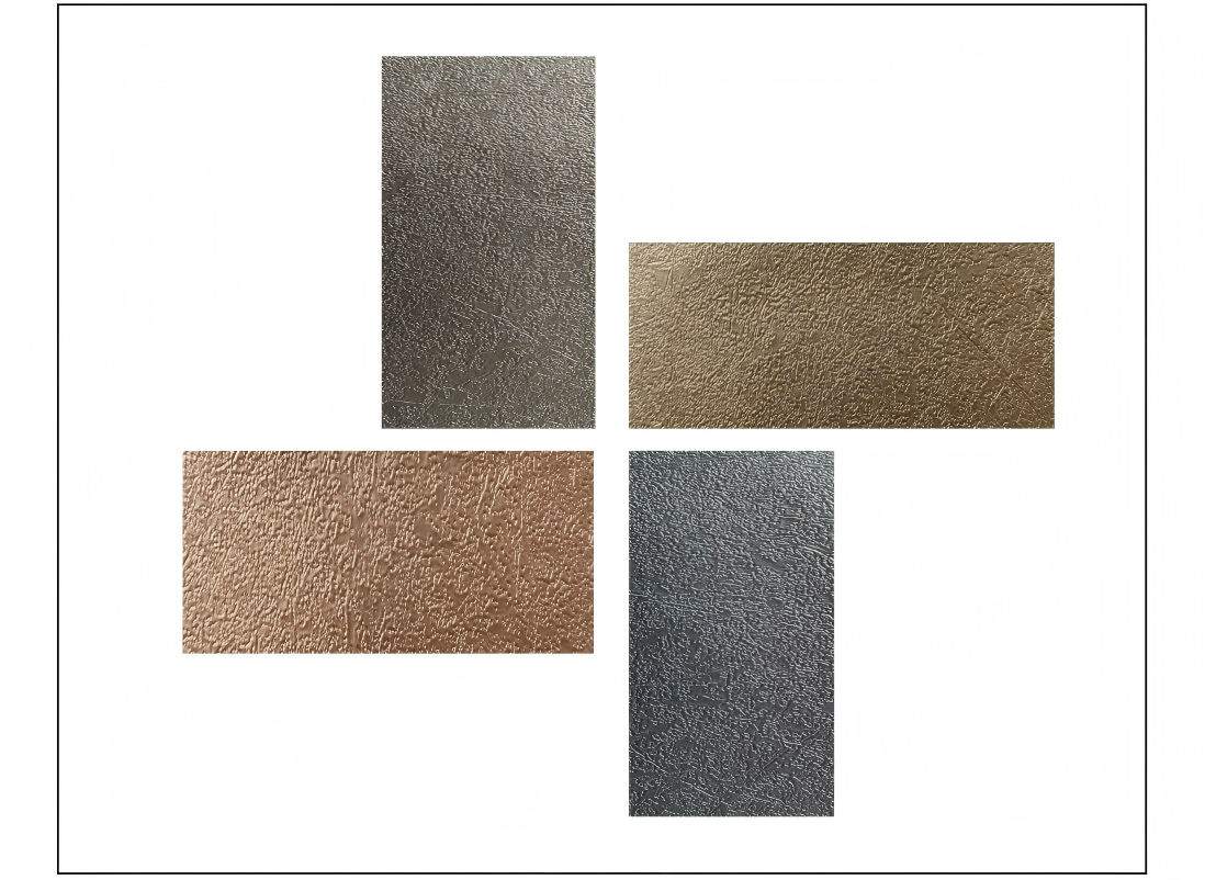 Rustic Metallic PVC film