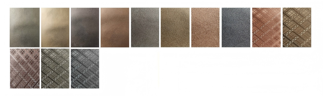 Rustic Metallic PVC film