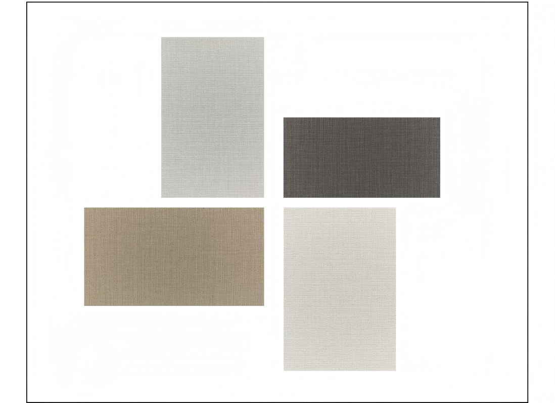 Natural Fabric Cloth Tactile PVC Film