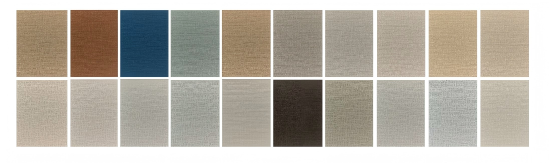 Natural Fabric Cloth Tactile PVC Film