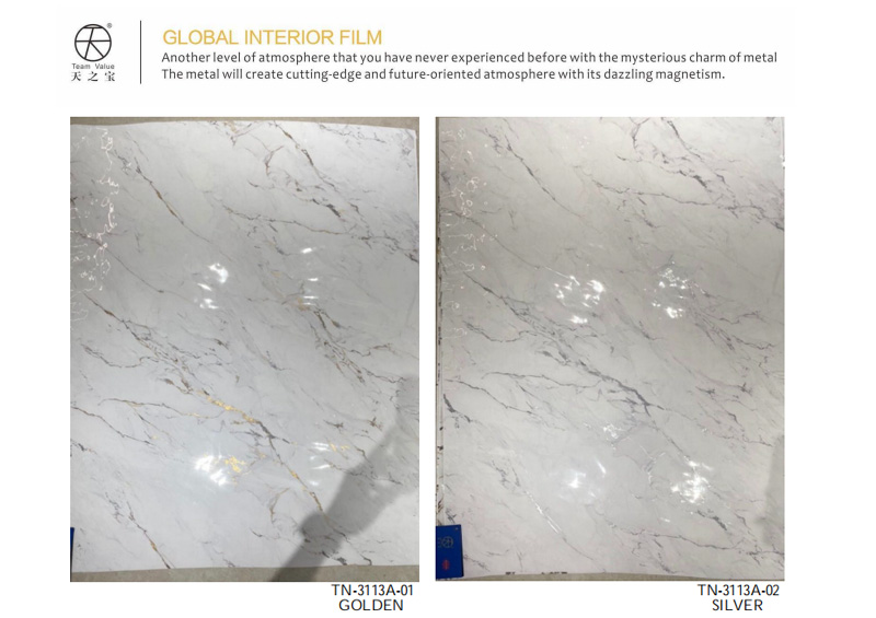 Pearl Marble Full Image Decorative Film