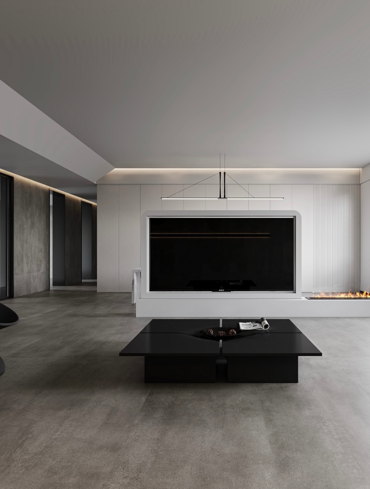 Korean Cement Texture Decorative Film