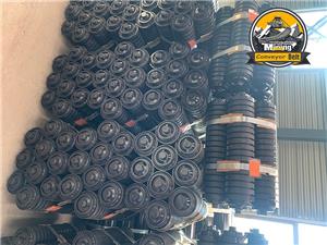 Conveyor Belt's Rubber Coated Steel Roller conveyor belt support rollers