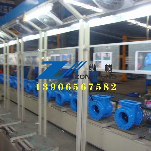 brass valve production line