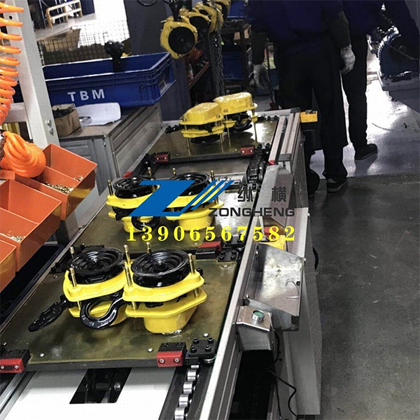 What are the configurations of the motorcycle production line