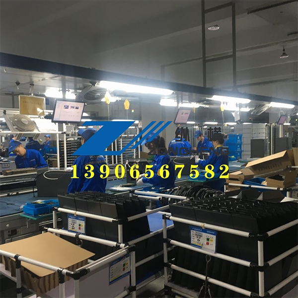 What are the components of an assembly line? How is the technology implemented?