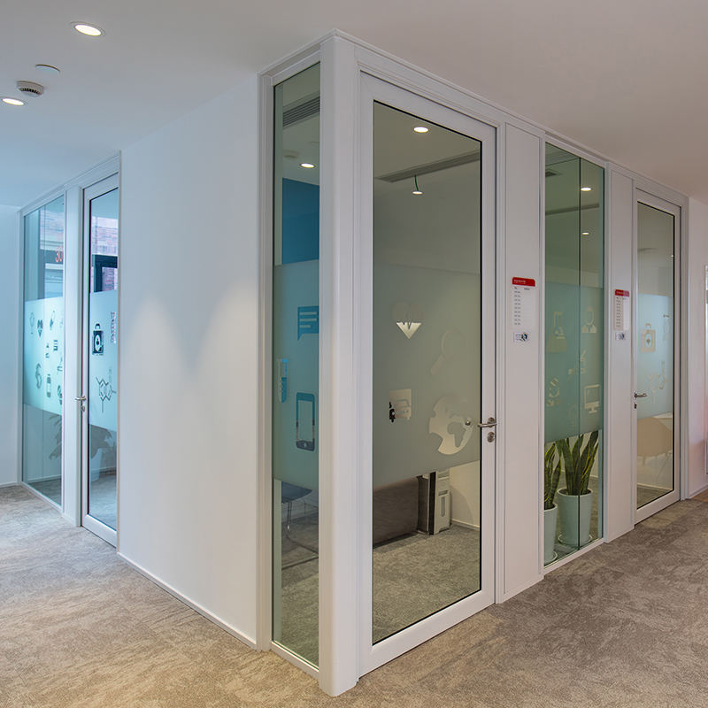 Aluminum Frame Hidden Frame System Door