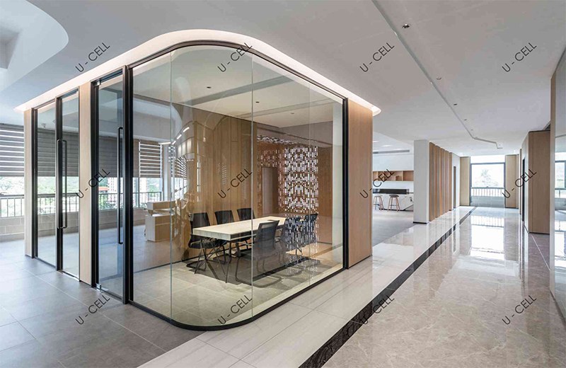 glass partition walls