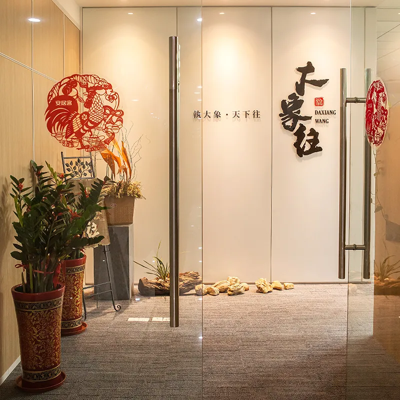 Tempered Frost-Baked Glass Door