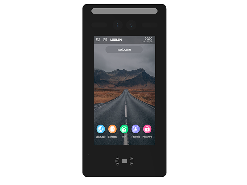 7 inç Dokunmatik Ekran ve Yüz Tanıma ile Uzaktan Kilit Açma Dış Mekan Kamera İnterkomu