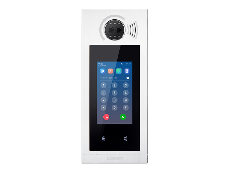 Remote Unlocking Outdoor Camera SIP And IP Intercom With ID Card