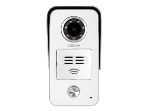 Remote Unlocking Camera White Outdoor Intercom May IC Card At Mechanical Buttons