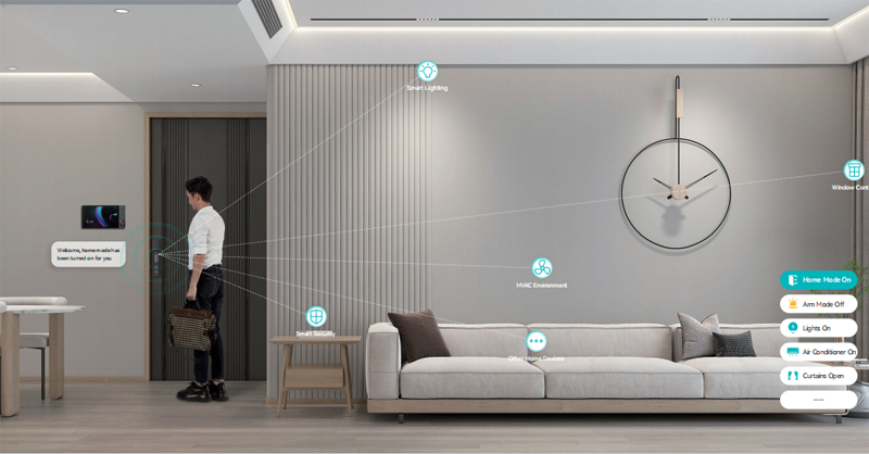 smart door lock installation