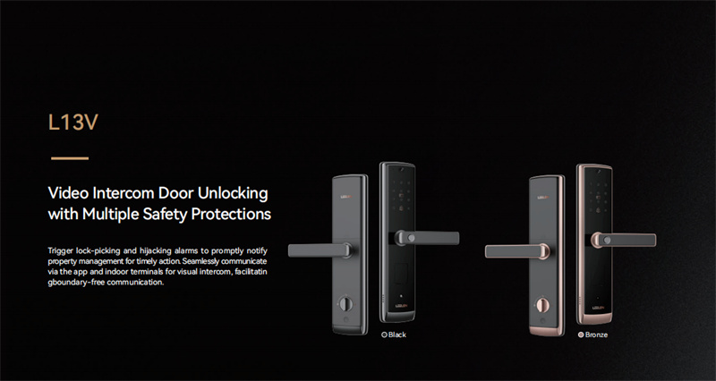 smart door locks with handle