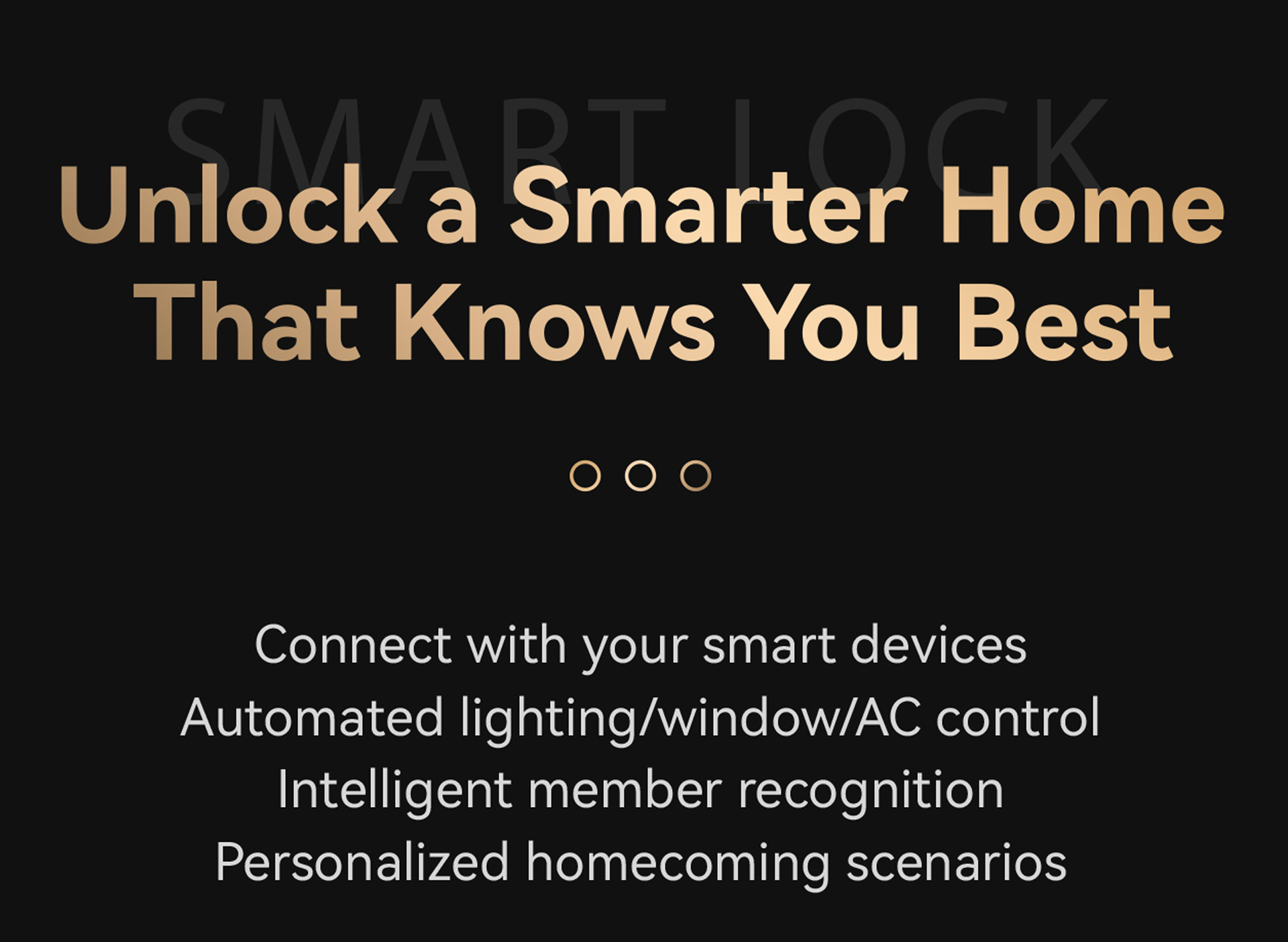 high-end residential home and apartment door lock