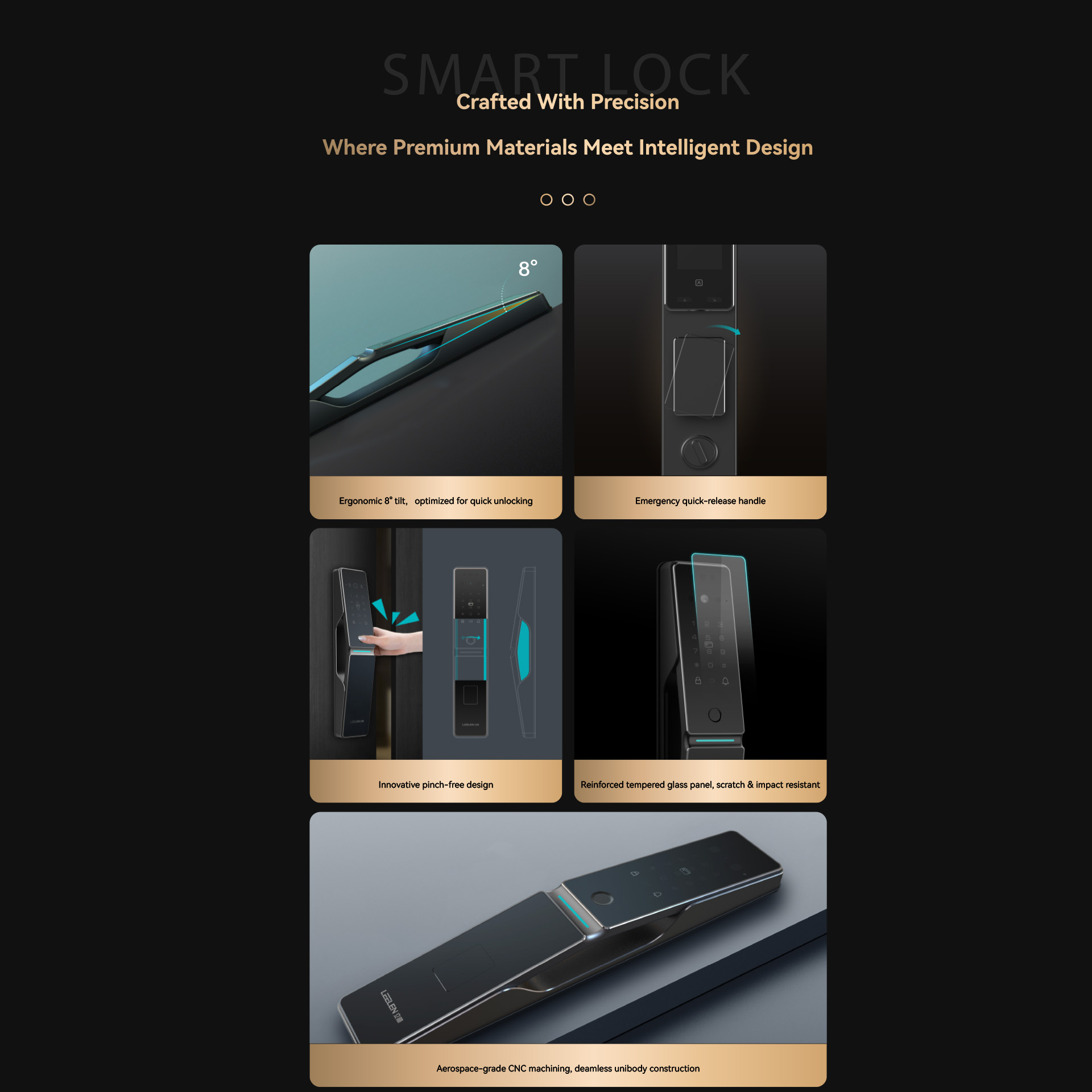 high-end residential home and apartment door lock