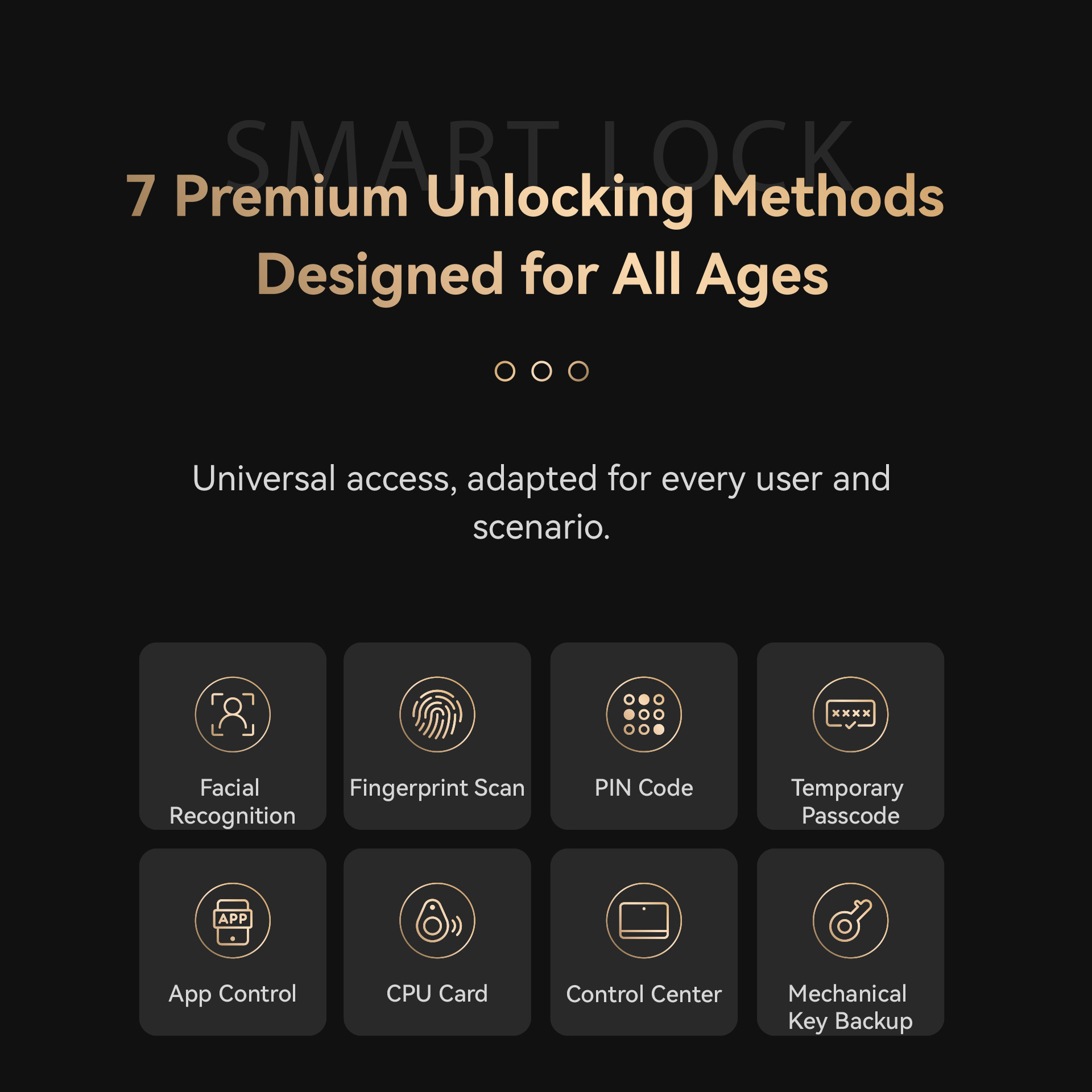 high-value smart door lock