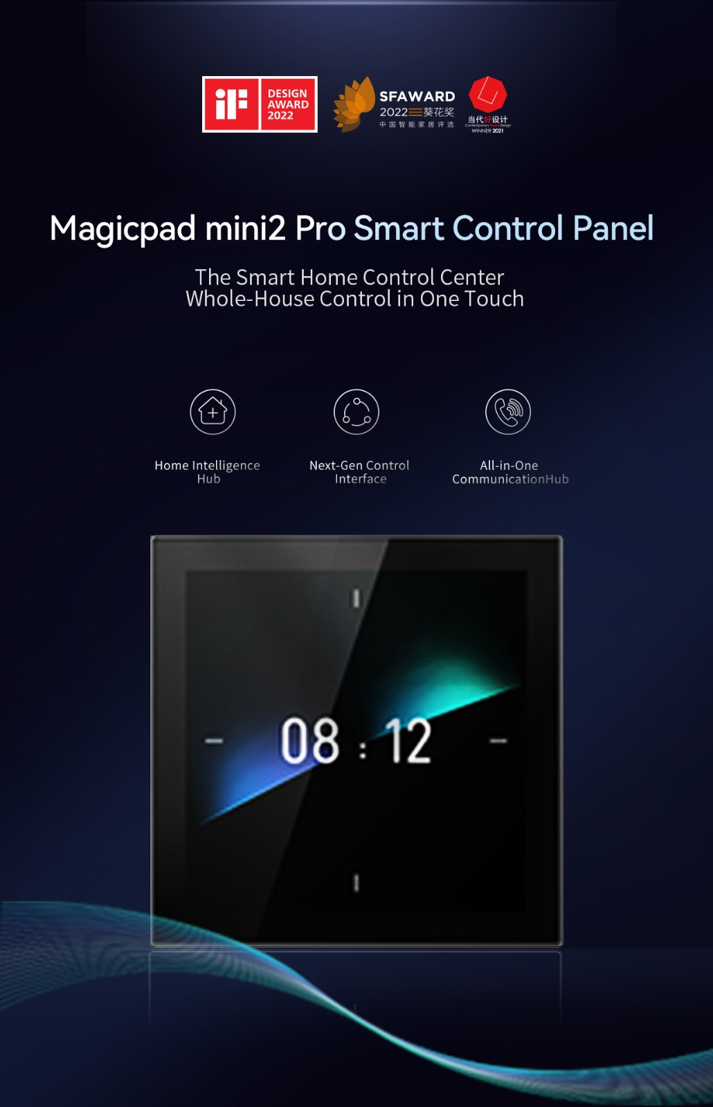 common villa and apartment residence panel