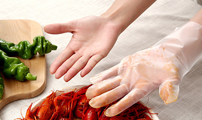 Non latex disposable gloves