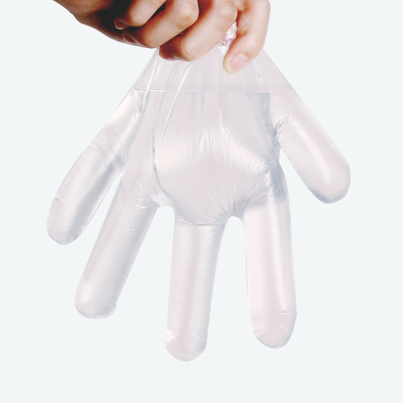 Clear food gloves
