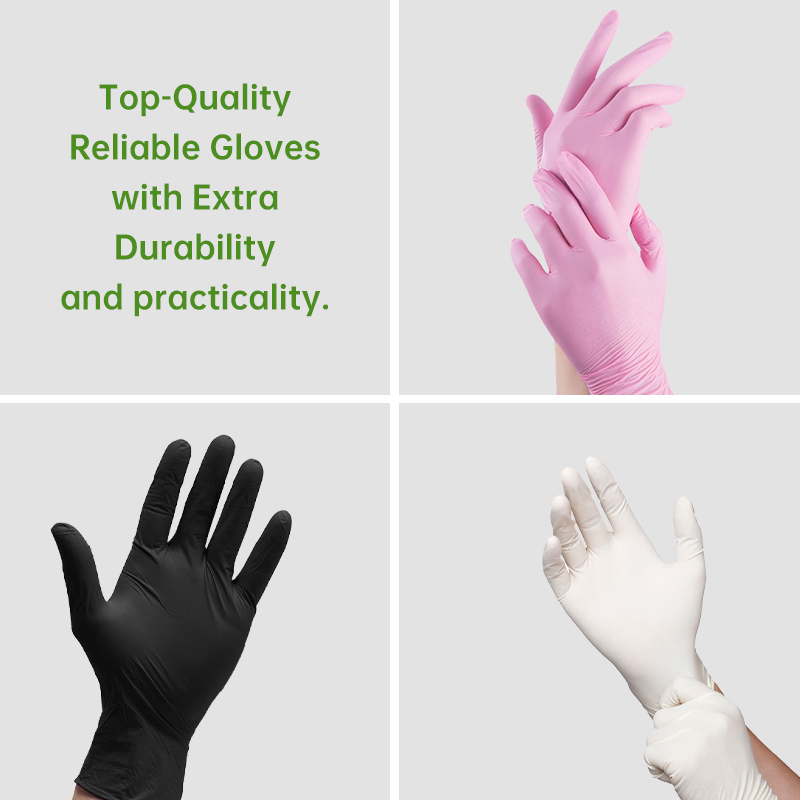Powder free latex free gloves