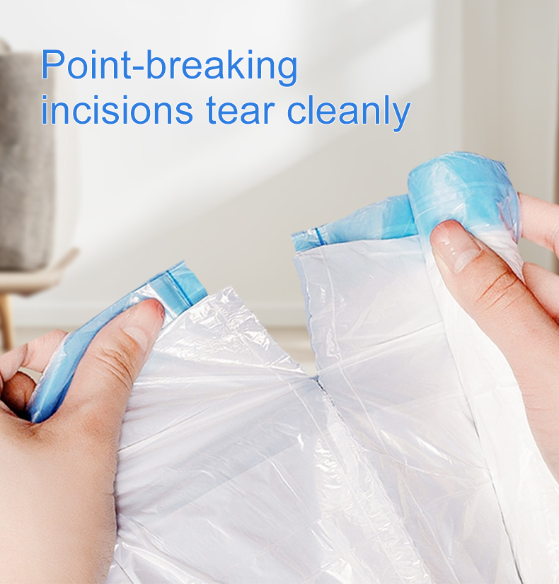 Gallon drawstring trash bag