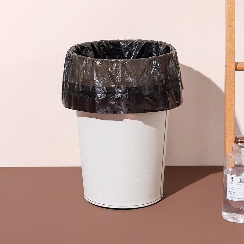 Black garbage bags
