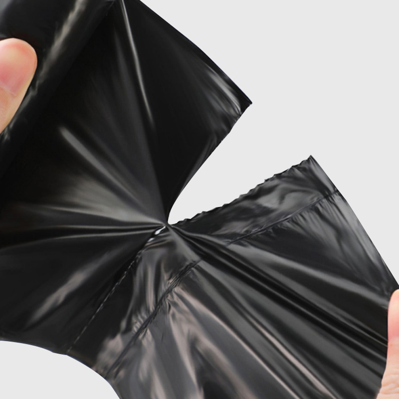 Black garbage bags