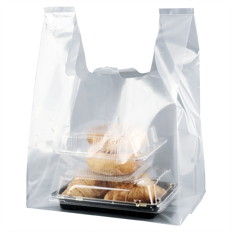 Takeaway plastic food bags