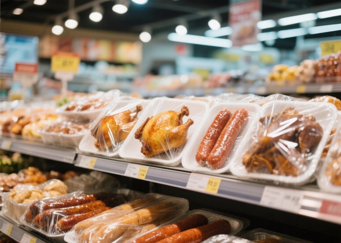 Eco polythene plastic saran wrap for food