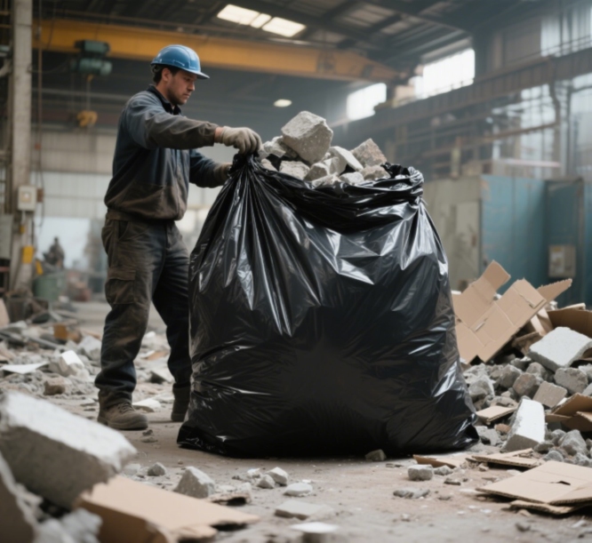 बड़े, अतिरिक्त बड़े, भारी शुल्क कचरा बैग