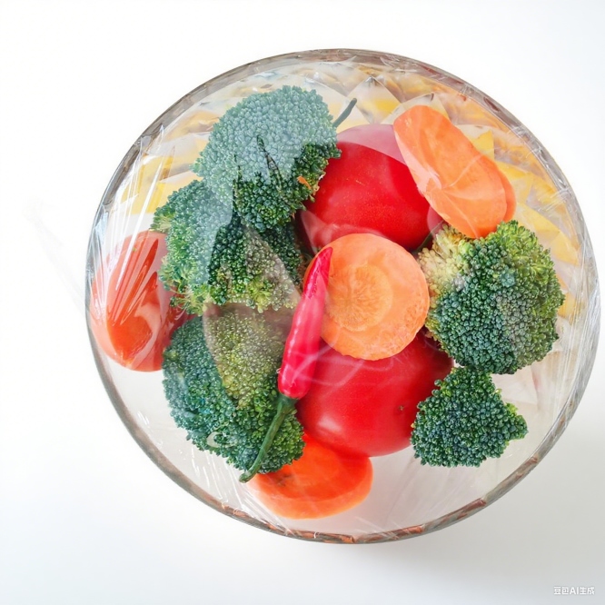 Genomskinlig PVC-plast för livsmedelsservering