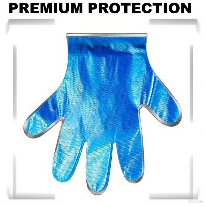 Einweg-PE-Handschuhe in Hängeverpackung Quickserve-Handschuhe