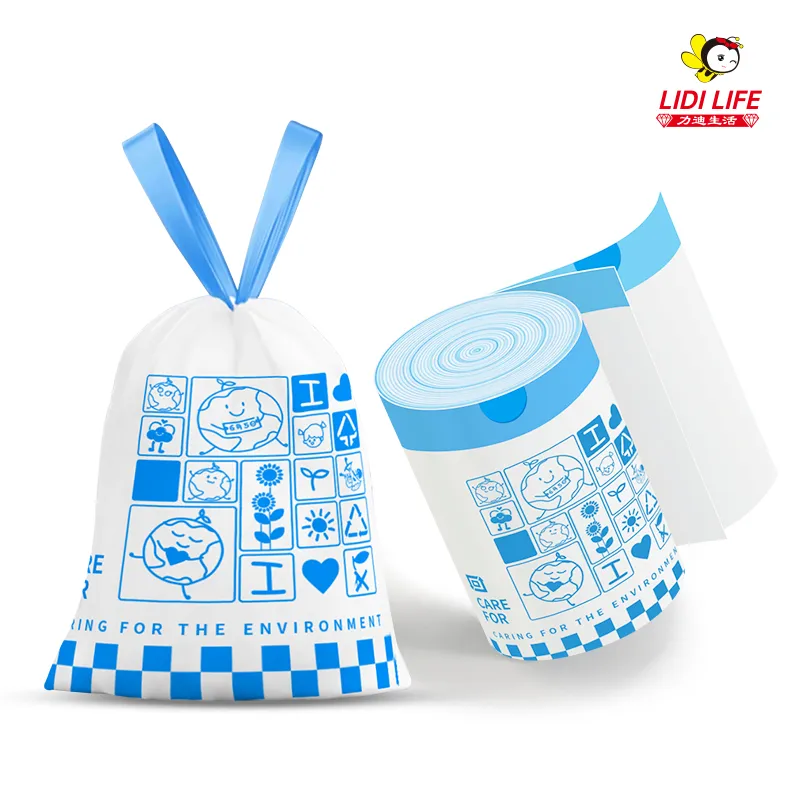 Large black garbage bag good tension durable