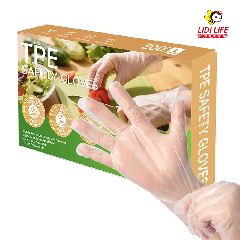 Long Plastic Disposable Gloves For Food And Household