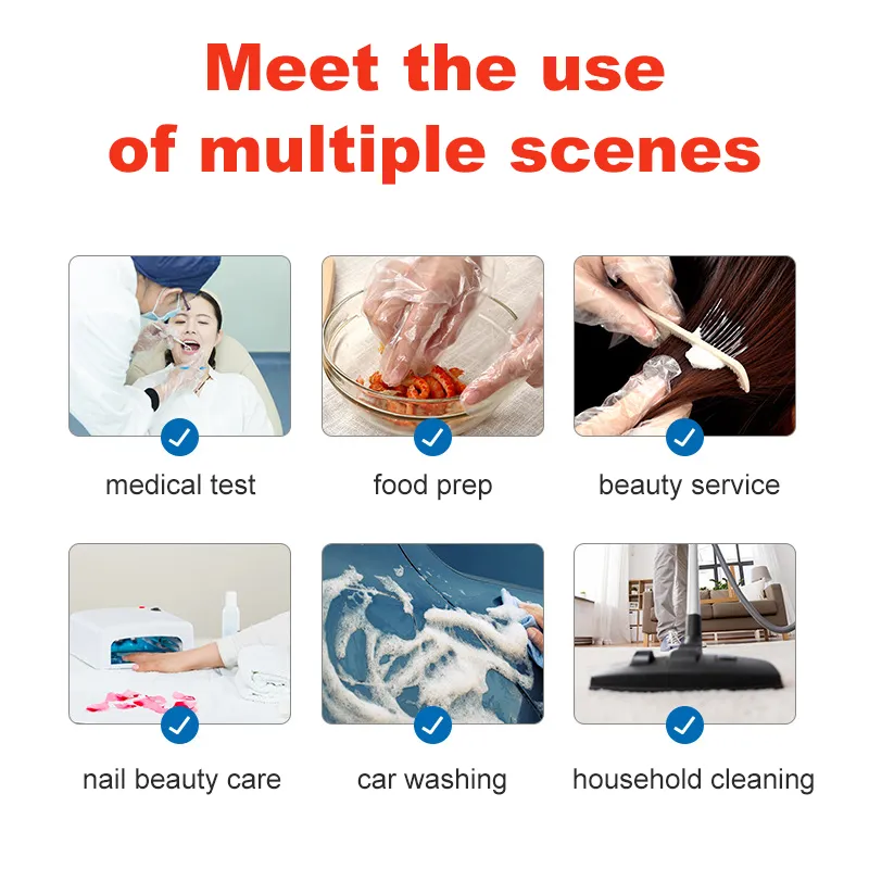 long plastic gloves