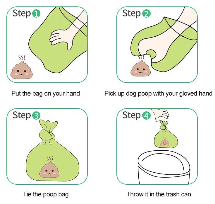 handle bag for pet poo