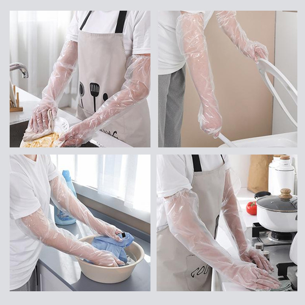 Long Plastic Disposable Gloves For Food And Household Long Plastic Disposable Gloves For Food And Household