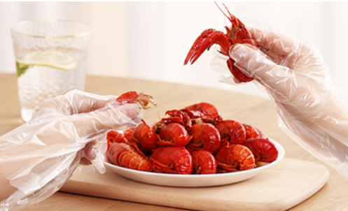 disposable pe gloves