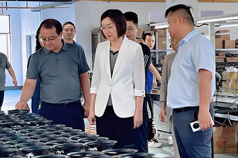 Zou Xia, Minister of the Propaganda Department of Ezhou City, came to our company to guide our work